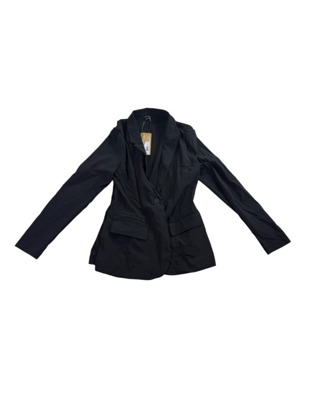 Eddie Bauer Womens Black Blazer UPF 50+ Lightweight Size 10 image 2